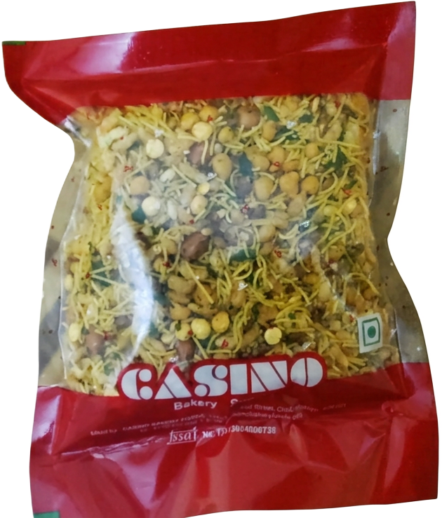Casino Bakery அசல் சிவப்பு மிக்சர் பாக்கெட் — பின்னணி நீக்கப்பட்ட படம்